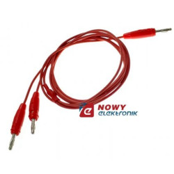 Kabel do miernika banan-2xbanan 1,4m 1,5mm2  CZERWONY-Mierniki i Multimetry