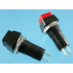 Przełącznik kwadratowy stabilny off-on czarny-Podzespoły Elektroniczne