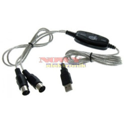 Kabel USB MIDI usb/2*din5-Kable i Przyłącza RTV i PC