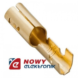 Konektor okr.3,5mm Ż nieizol. żeński przew.-Podzespoły Elektroniczne