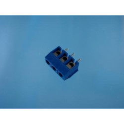 Listwa ARK TB500-3/BL zaciskowa 3 pola r-5 h-10 niebieska (-+)-Podzespoły Elektroniczne