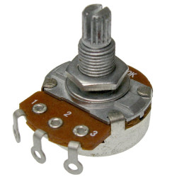 Potencjometr gitarowy 250K Ohm A 24/18mm-Podzespoły Elektroniczne