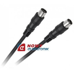 Kabel TV-video 1,5m czarny-Kable i Przyłącza RTV i PC