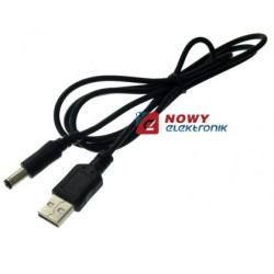Kabel USB 2.0 Wt.A/wt.DC 2.1/5.5 1.0mprzewód zasilający z wtykiem-Kable i Przyłącza RTV i PC