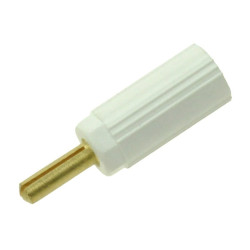 Wtyk Banan WB-13      biały-Podzespoły Elektroniczne