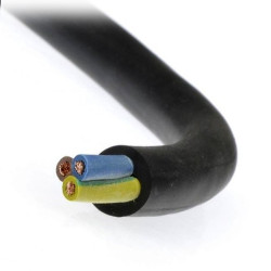 Przewód OWŻO 3x0,75mm 300-500V czarny do urządz.elektr.gumowany-Przewody i Druty w metrażu