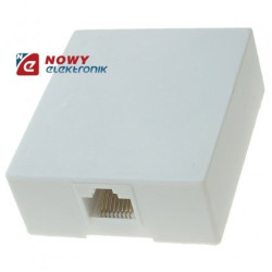 Puszka 8P8C kwadratowa gniazdo naścienne RJ45-Elektryka