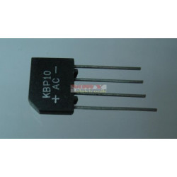 Mostek 2A 1000V 2KBP10 Płaski-Podzespoły Elektroniczne