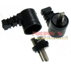 Wtyk głośnikowy kątowy skr.-Naglosnienie i Estrada