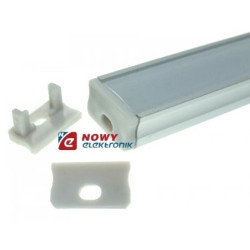 Profil LED - zaślepka A z otw. szara/do profilu A-Oświetlenie