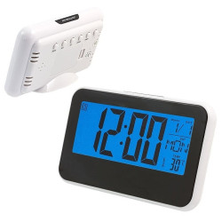 Budzik Cyfrowy Biurkowy zegar,termometr,data,-Dom i Ogród