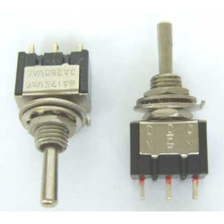 Przełącznik MTS-123 3-poz. (on)-off-(on) odbijany powrotny-Podzespoły Elektroniczne