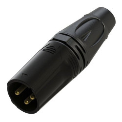 Wtyk mikrof.3 pin RX3M-BS XLR ROXTONE (wtyk męski)-Podzespoły Elektroniczne