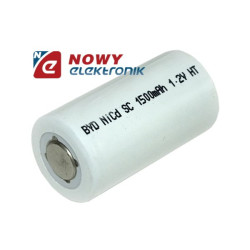 Akumulator do pakietu BYDSC1,5BB bez blasz.1,2V 1500mAh NiCd 22x42(23x43)-Akumulatory i Ładowarki