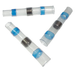 Złączka z cyną 2,50mm2 niebieska szybkozłączka wodoodpor. rurka z klejem-Przewody i Druty w metrażu