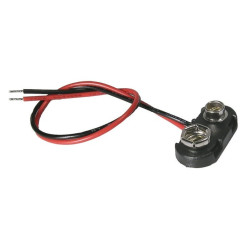 Koszyk baterii 9V typTS - zatrz. Złącze baterii 6F22 +przew-Baterie