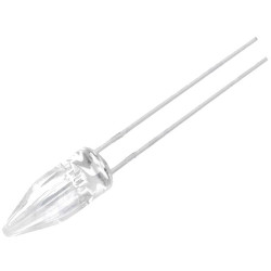 Dioda LED 5mm Żółty.mig.przeźr. 0.75-1.12cd  płomień świecy-Podzespoły Elektroniczne