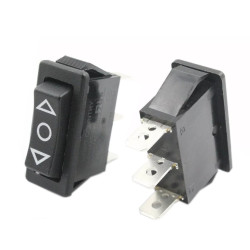 Przełącznik RS113 16A/250V klaw. chwilowy, kołyskowy, 3-pozycyjny-Podzespoły Elektroniczne