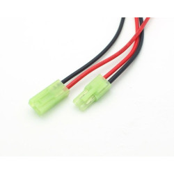 Złącze na kablu mini Tamiya kpl. wtyk + gniazdo z przewodem-Podzespoły Elektroniczne