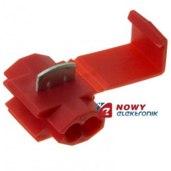 Szybkozłączka-R (YA887) 0,5-1mm czerwona-Przewody i Druty w metrażu