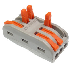 Szybkozłączka 3/6-tor drut/linka zacisk złączka elektryczna-Przewody i Druty w metrażu