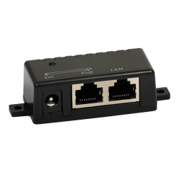 Adapter POE zasilanie przez LAN montażowy  (2xRJ45+DC)-Monitoring CCTV