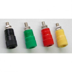 Gniazdo banan 6A RG-203 Lab. cza czarne-Podzespoły Elektroniczne