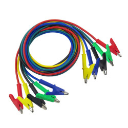 Kable pomiarowe zestaw NR14   HQ 100cm 5szt. przewody krokodylki-Mierniki i Multimetry