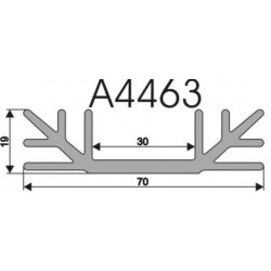 Radiator A4463 L-3cm-Wentylacja i Chłodzenia