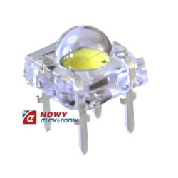 Dioda LED 5mm FLUX W biała ciep.-Podzespoły Elektroniczne