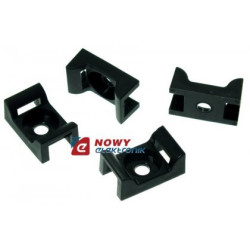 Podstawka montażowa MOPP 03 UV czarn.mocowanie uchwyt opaski zaciskowej-Elektryka