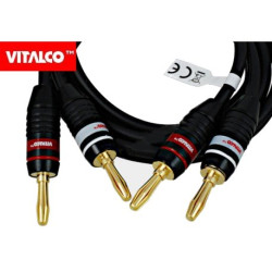 Przewody pomiarowe przyłącze miernika 2*banan 1,5m Vitalco-Mierniki i Multimetry