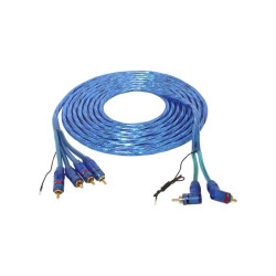 Kabel 4*RCA-2*RCA+ kab. ster. 5M 4*wt.prosty-2*wt.kąt-Kable i Przyłącza RTV i PC