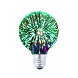 Żarówka LED E27 4W dekoracyjna zielona G80-Oświetlenie