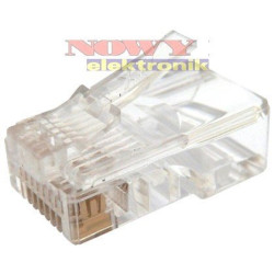 Wtyk tel. 1080-8P8C (MP8P8C). okrągły drut RJ45-Podzespoły Elektroniczne
