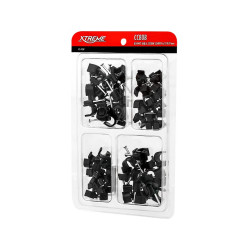 Zestaw uchwytów kabla CC80B KLIP czarny 6,7,8,9mm-Elektryka