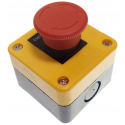 Przełącznik w obud. STOP kaseta IP65 awaryjny przycisk bezpieczeństwa-Podzespoły Elektroniczne