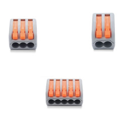 Zestaw szybkozłączek 3 typ 50szt linka/drut 0,08-2,5mm2 szybkozłączka-Przewody i Druty w metrażu