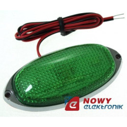 Lampa LED SMK-6SMD G OW 12V ziel (24V z rezyst. 1,2k 0,25W)lampka