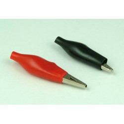 Krokodyl średni w izolacji L-35mm krokodylek-Podzespoły Elektroniczne