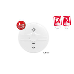 Czujnik dymu GSM FERGUSON FS2SD| POWIDAOMIENIE aplikacja + karta sim-Czujniki Gazów Niebezpiecznych