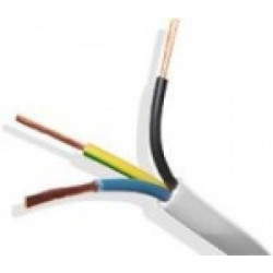 Przewód OMYP 300V 2x1,5mm Płaski Biały H03VVH2-F-Przewody i Druty w metrażu