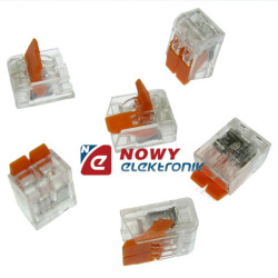 Szybkozłączka 2-tor drut/linka slim zacisk złączka elektryczna-Przewody i Druty w metrażu