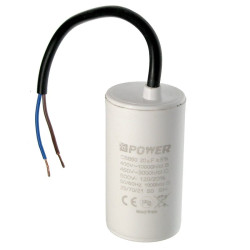 Kond. rozr. 20uF 450V NEPOWER kabel, bez śruby, Kondensator CBB60-Podzespoły Elektroniczne