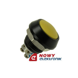 Przycisk GQ12-B/A YELLOW przyc. alum/12mm/IP65/2A/36VDC chwilowy-Podzespoły Elektroniczne
