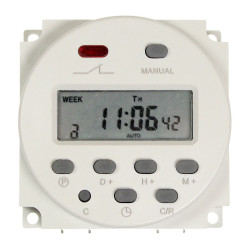 Programator czasowy 230V AC 60mm Wyłącznik Cn101A Timer cyfrowy 220V-Dom i Ogród