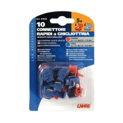 Zestaw szybkozłączek samochodow. 10szt. elektrycznych 0,5mm-2,5mm-Motoryzacja