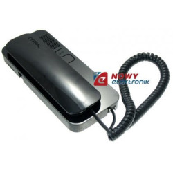 Unifon SMART A Czarny 2-żyłowy analogowy do systemów CYFRAL-Domofony