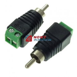 Wtyk RCA z szybkozłączem-Podzespoły Elektroniczne