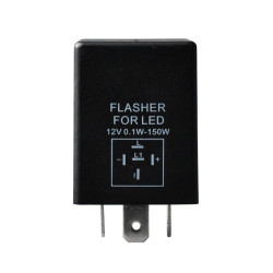 Przekaźnik RE103 LED Flasher 12V do kierunkowskazów LED 5-pin przerywacz-Podzespoły Elektroniczne
